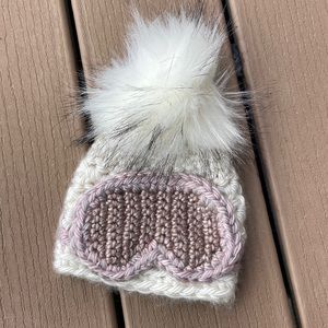 Knit baby infant hat